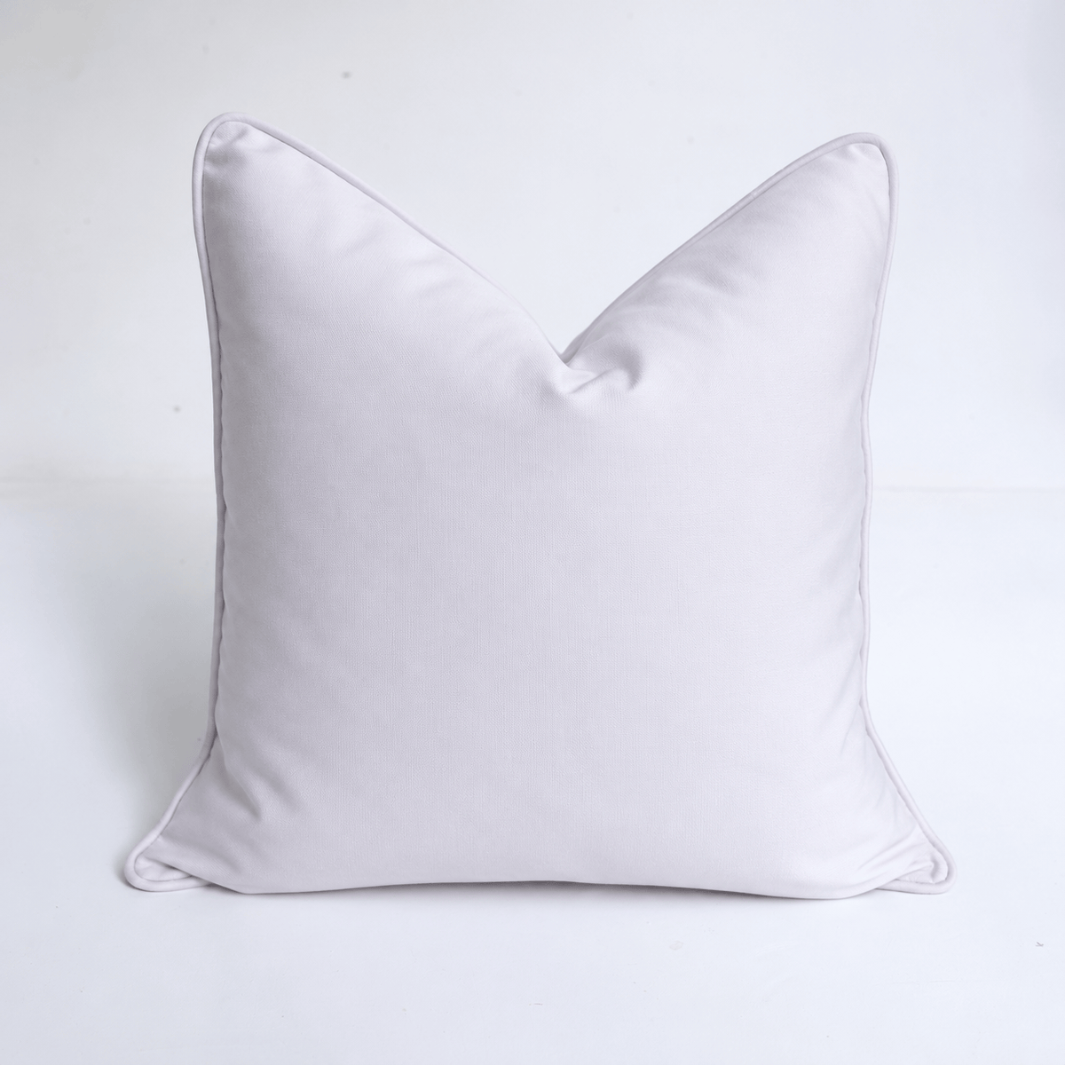 BHD HOME Outdoor Cushion Outdoor Piped White Lounge Cushion – UV Resistant