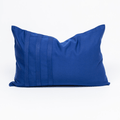 Outdoor Nautical Regent Stripe Navy on Navy Lumbar Cushion – UV Resistant