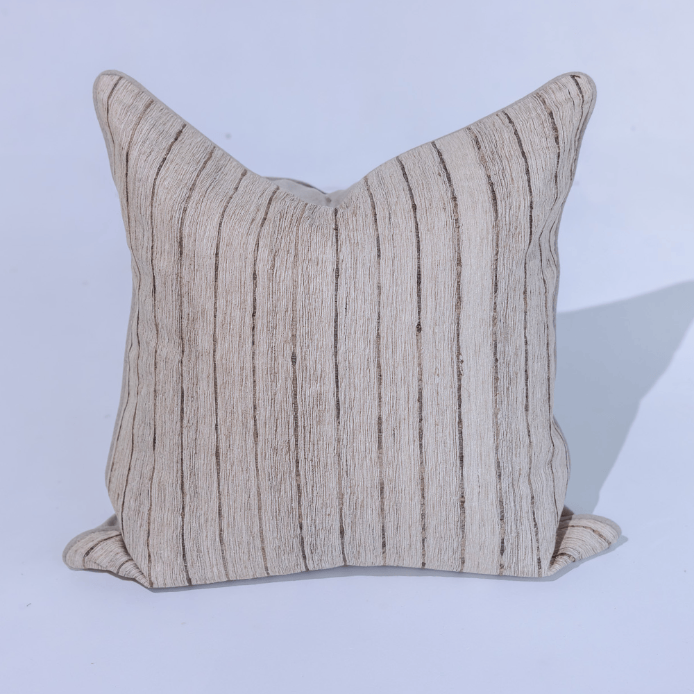 BHD HOME Reeding Silk handwoven Cushion