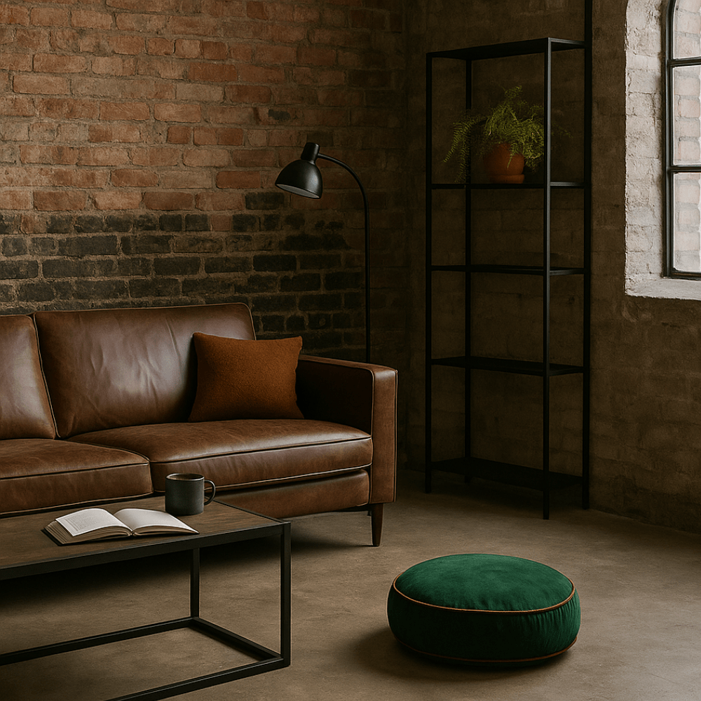 BHD HOME Round Cushion Frankie Emerald Velvet Round Cushion 45 x 45 x 10cm
