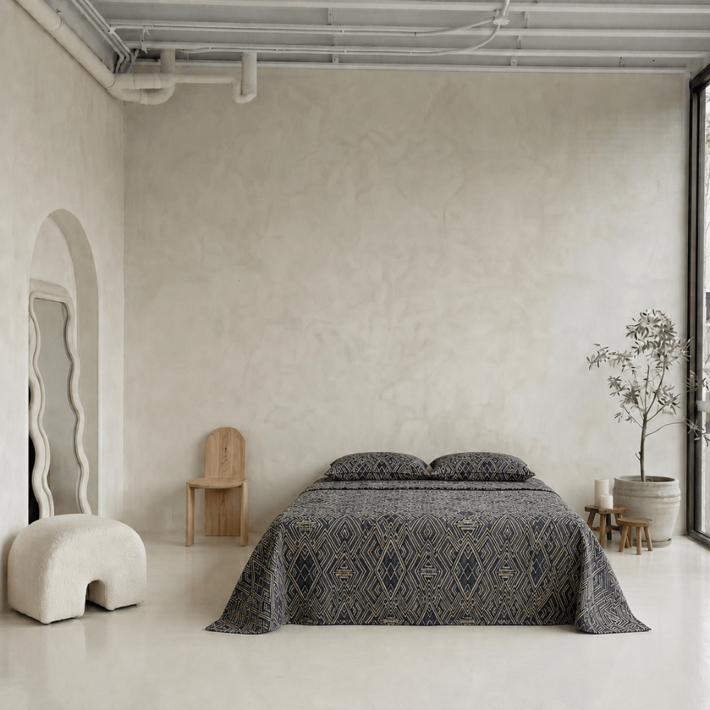 BHD HOME Shoowa Handwoven Bed Cover Limited Edition