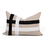The Burleigh Natural Bespoke Handmade Linen Lumbar Cushion
