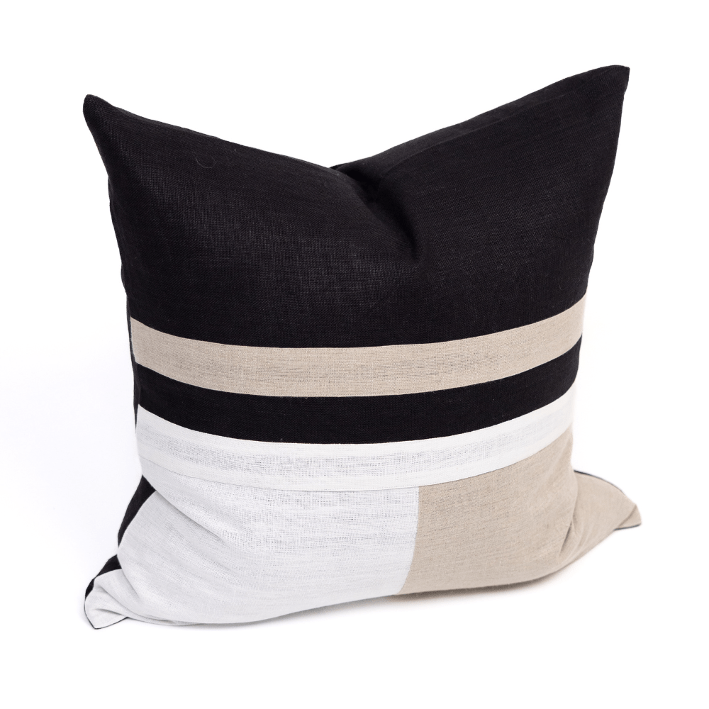 BHD HOME The Kirra Black Lounge Cushion 55 x 55cm