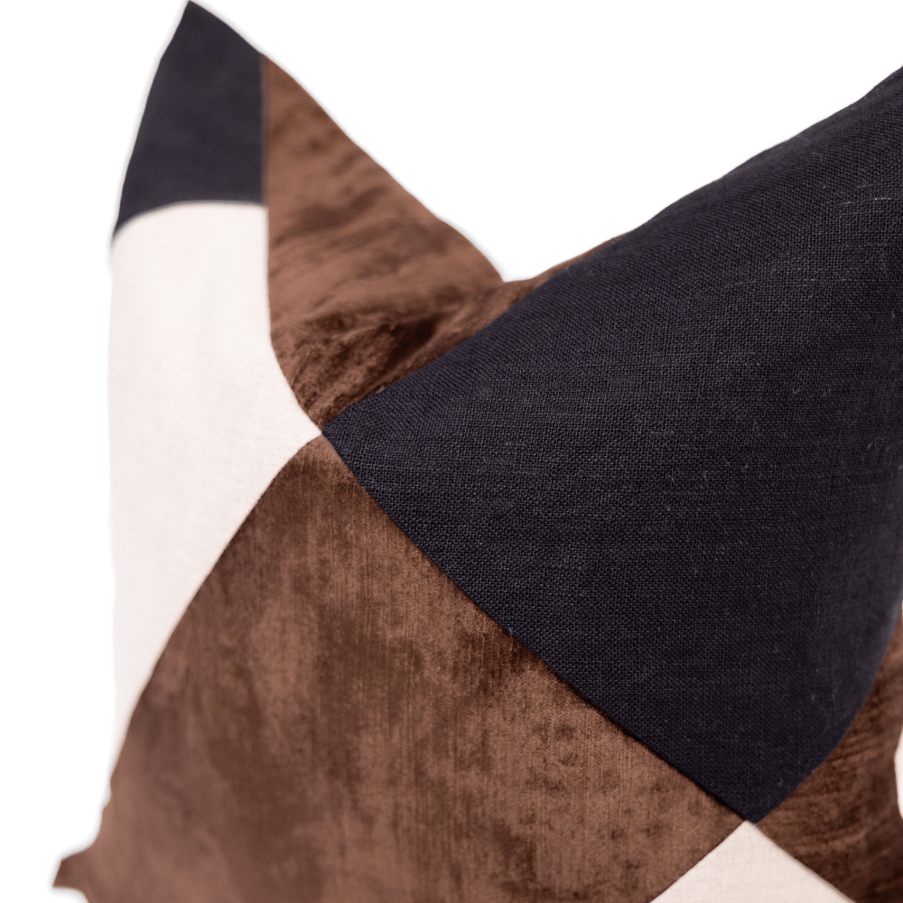 BHD HOME The Miami Chocolate Lounge Cushion 55 x 55cm