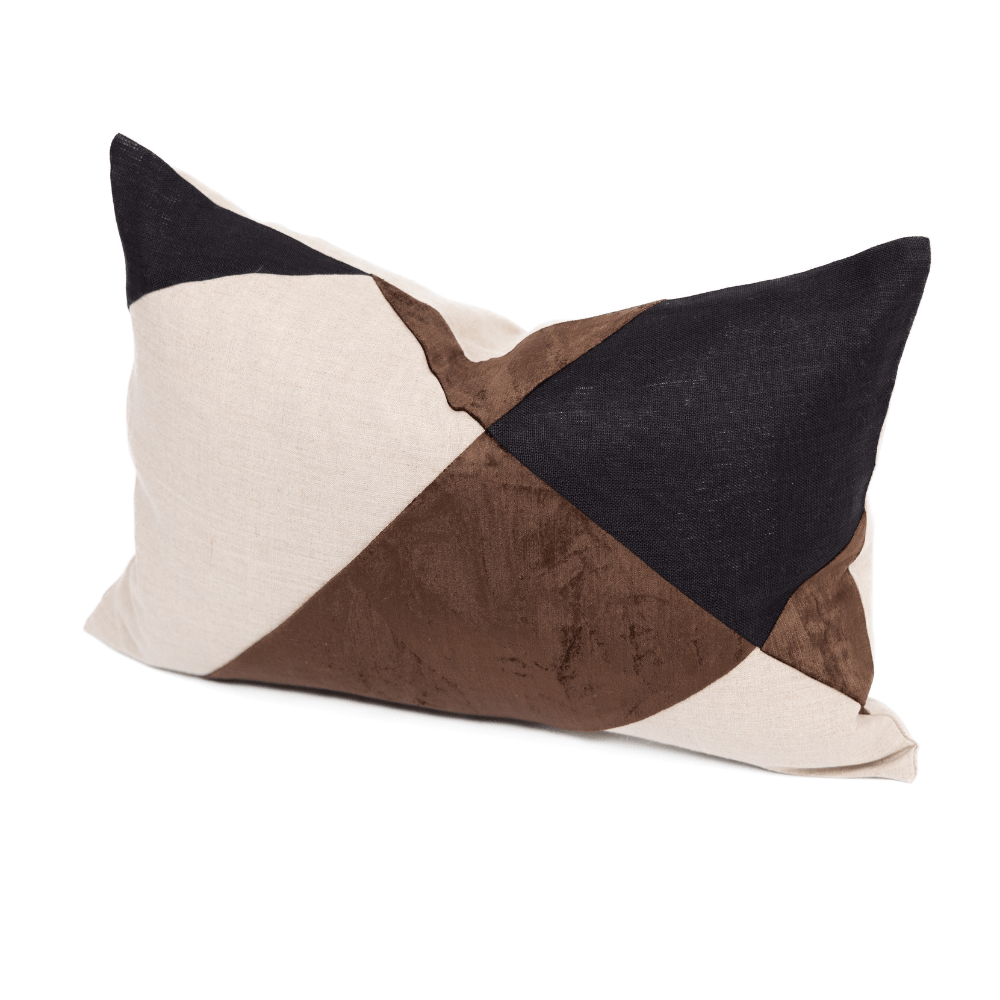 BHD HOME The Miami Chocolate Lumbar Cushion 40 x 60cm