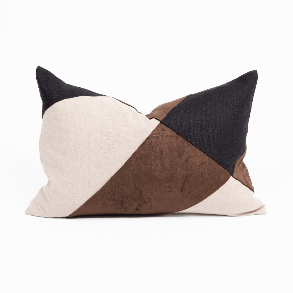 BHD HOME The Miami Chocolate Lumbar Cushion 40 x 60cm