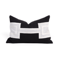 The Palm Frost Bespoke Handmade Linen Lumbar Cushion — in stock, ready to ship