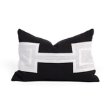 The Palm Frost Bespoke Handmade Linen Lumbar Cushion