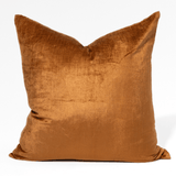 Velvet Toffee Bespoke Handmade Euro Cushion