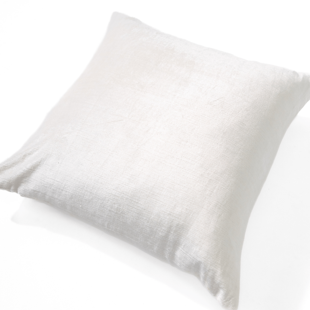 BHD HOME Velvet White Euro Cushion 65 x 65cm