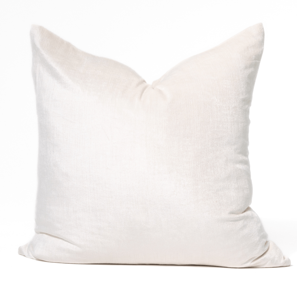 BHD HOME Velvet White Euro Cushion 65 x 65cm