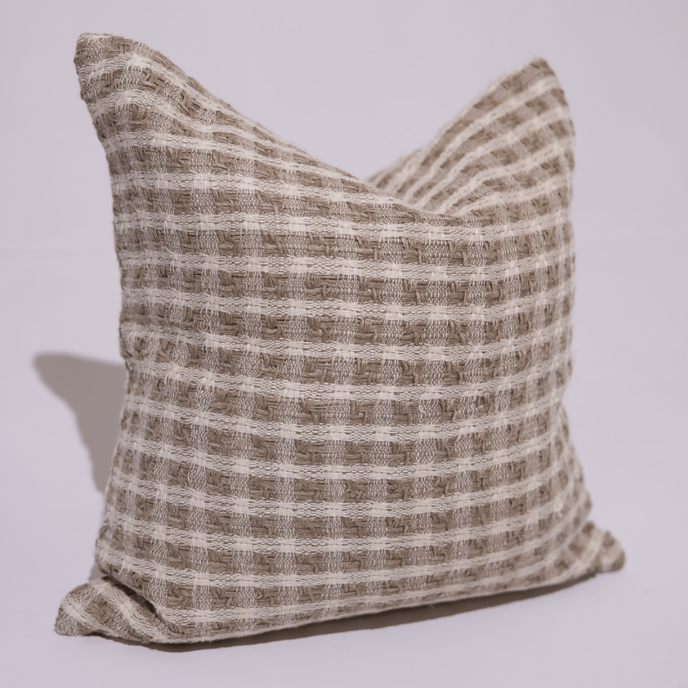 BHD HOME Weave Checks Medium Lounge Cushion 55 x 55cm