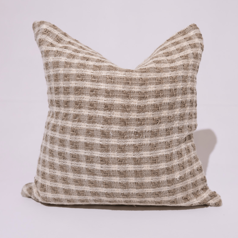 BHD HOME Weave Checks Medium Lounge Cushion 55 x 55cm
