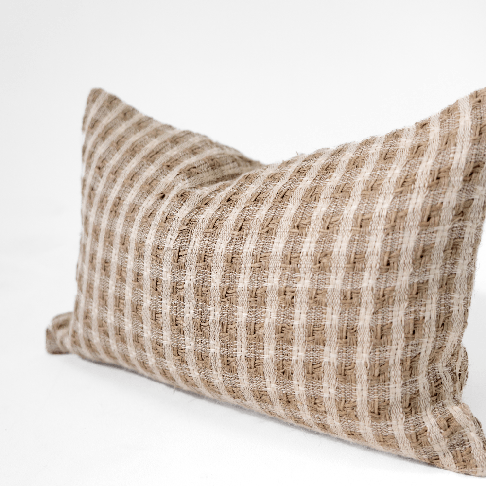 BHD HOME Weave Checks Medium Lumbar Cushion 40 x 60cm