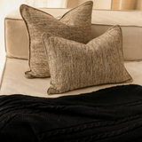York Herringbone Handwoven Lumbar Silk Cushion