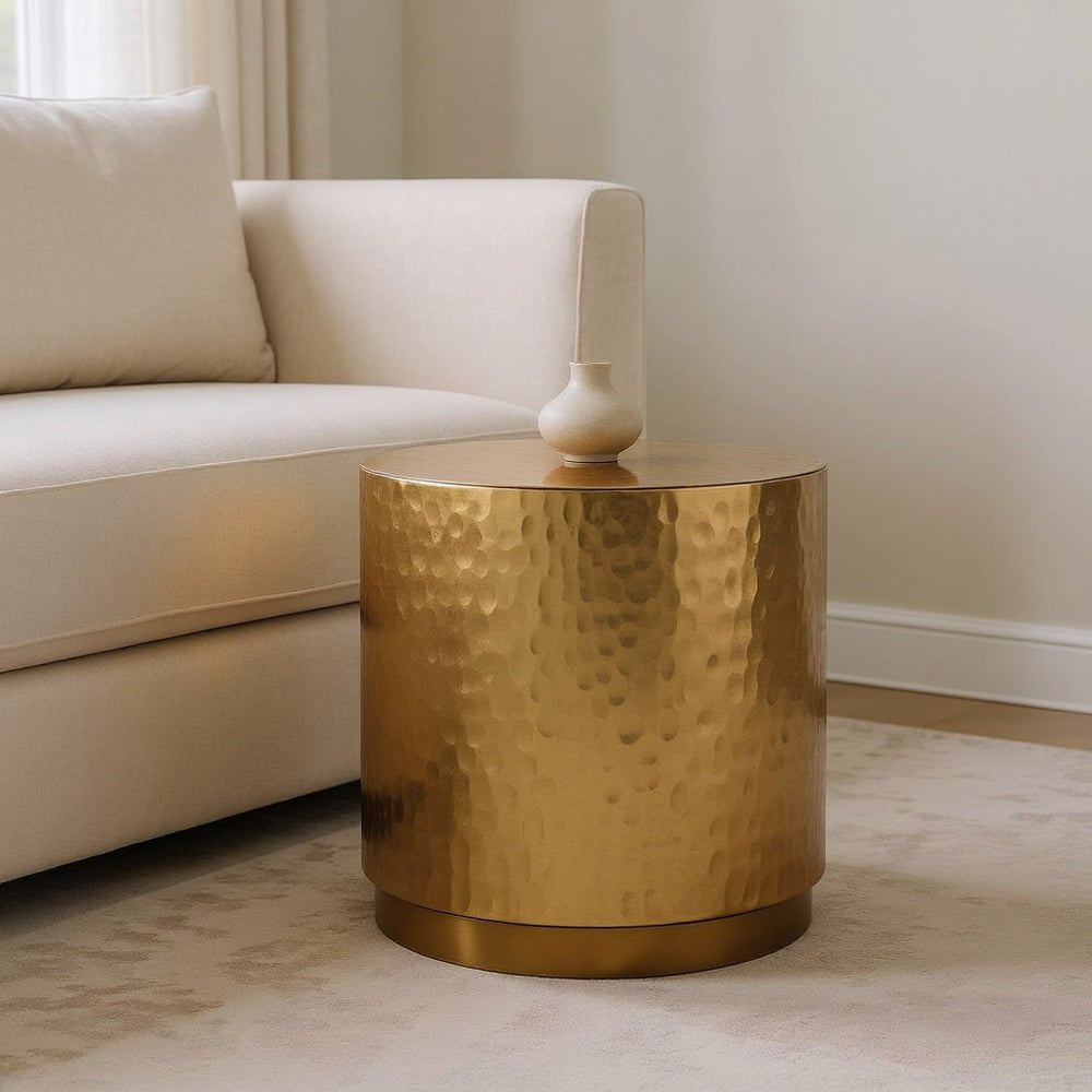 Tantra Furniture Kate Brass Clad Side Table