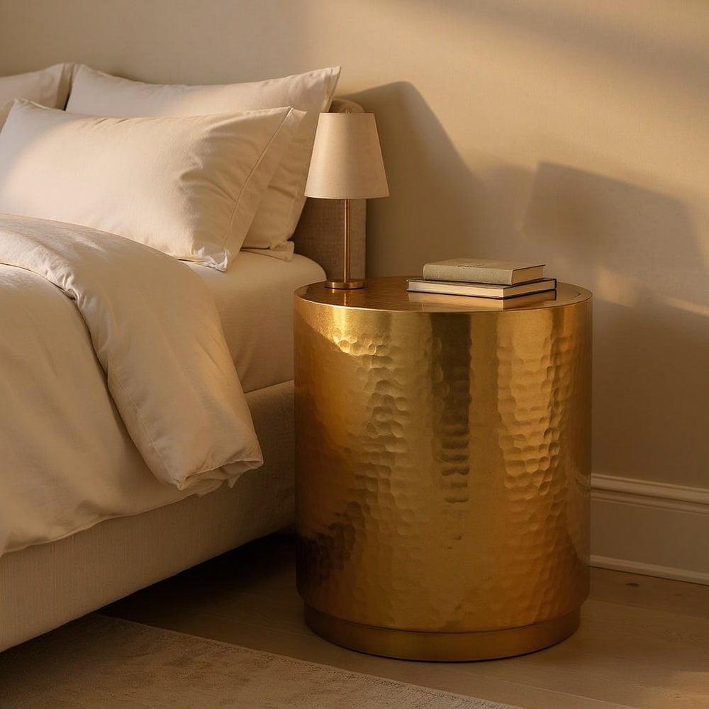 Tantra Furniture Kate Brass Clad Side Table