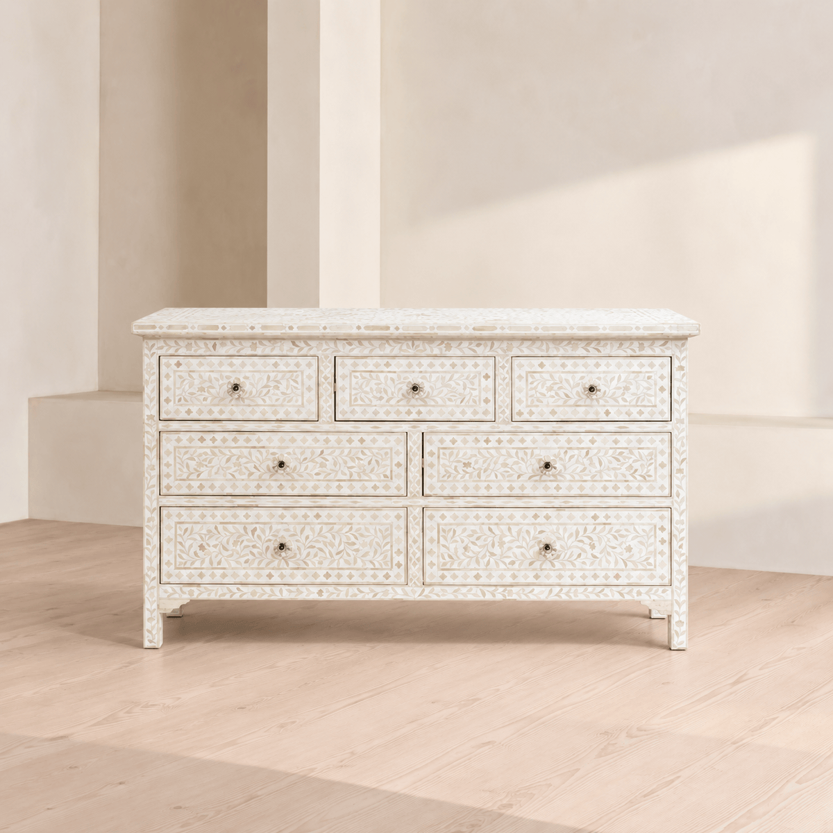 Tantra Furniture Shaily Bone Inlay Chest of Drawers