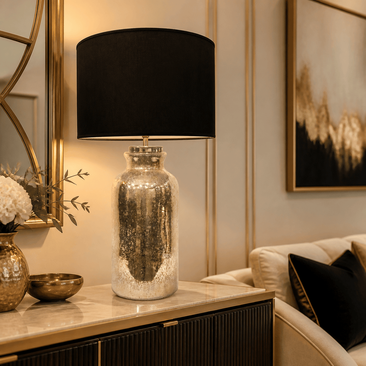 Tantra Lamp Verve Antique Gold Table Lamp