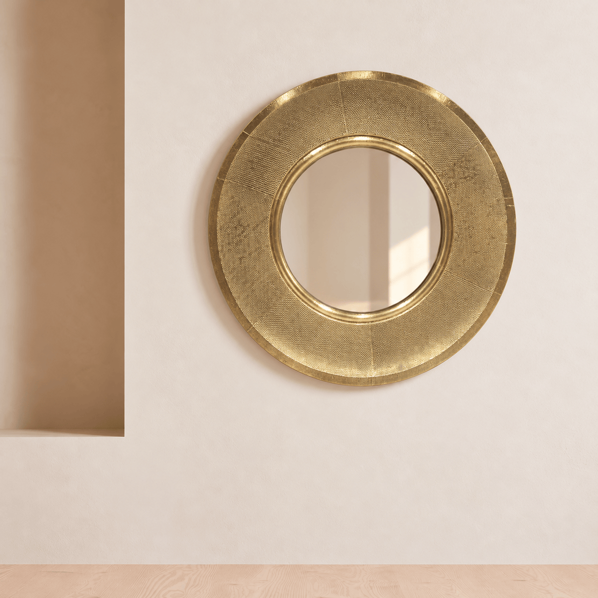 Tantra Mirror Tracey Round Brass Mirror
