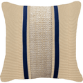 Outdoor Raffia Nautical Juliet Natural Lounge Cushion – UV Resistant — made to order, 14–30 days