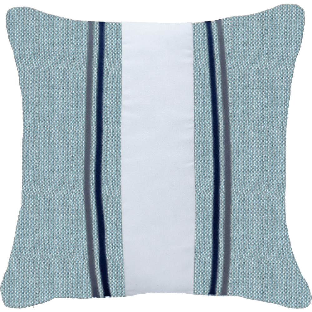 Bandhini Design House Outdoor 22 x 22 Inches / Cloud Outdoor Nautical Charlie Lounge Cushion 55 x 55 cm