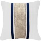 Outdoor Raffia Nautical Juliet White Lounge Cushion – UV Resistant