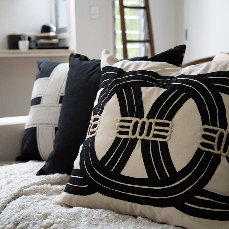 Bandhini - Design House Outdoor Barrel Lounge Cushion 55 x 55 cm