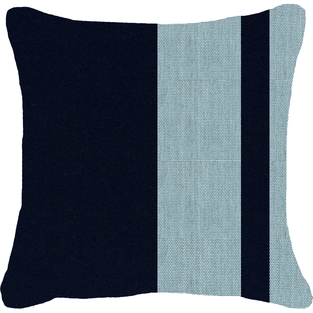 Bandhini - Design House Outdoor Cushion Outdoor Block Stripe Lounge Cushion 55 x 55cm