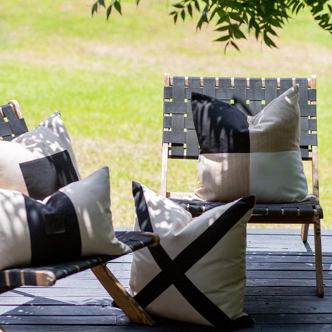 Bandhini - Design House Outdoor Cushion Outdoor Nautical Victor Lounge Cushion 55 x 55cm
