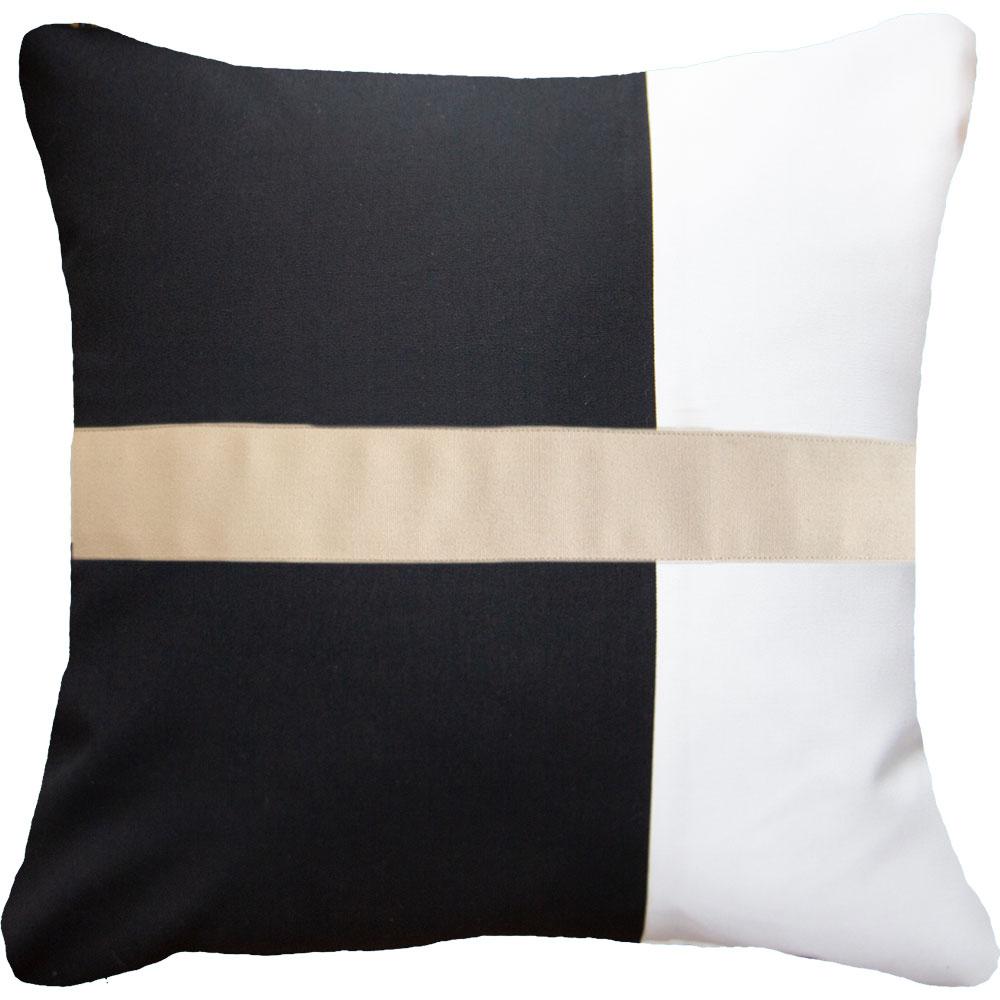 Bandhini - Design House Outdoor Cushion Outdoor Stripe Heather Lounge Cushion 55 x 55cm