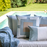 Outdoor Nautical Panel Lake Lounge Cushion – UV Resistant