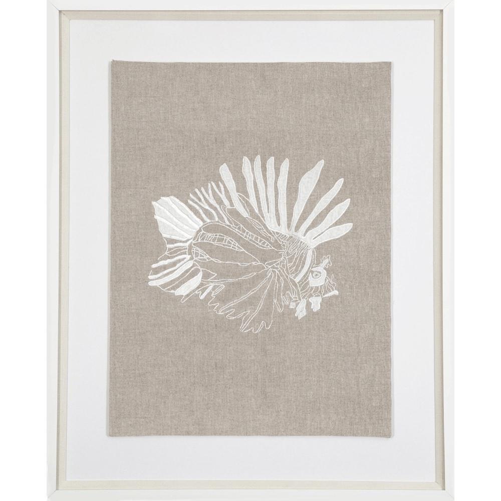 Bandhini Homewear Design Artwork Earth/ Beige / 26 x 33 Sea Stonefish Natural Artwork 67 x 85 cm