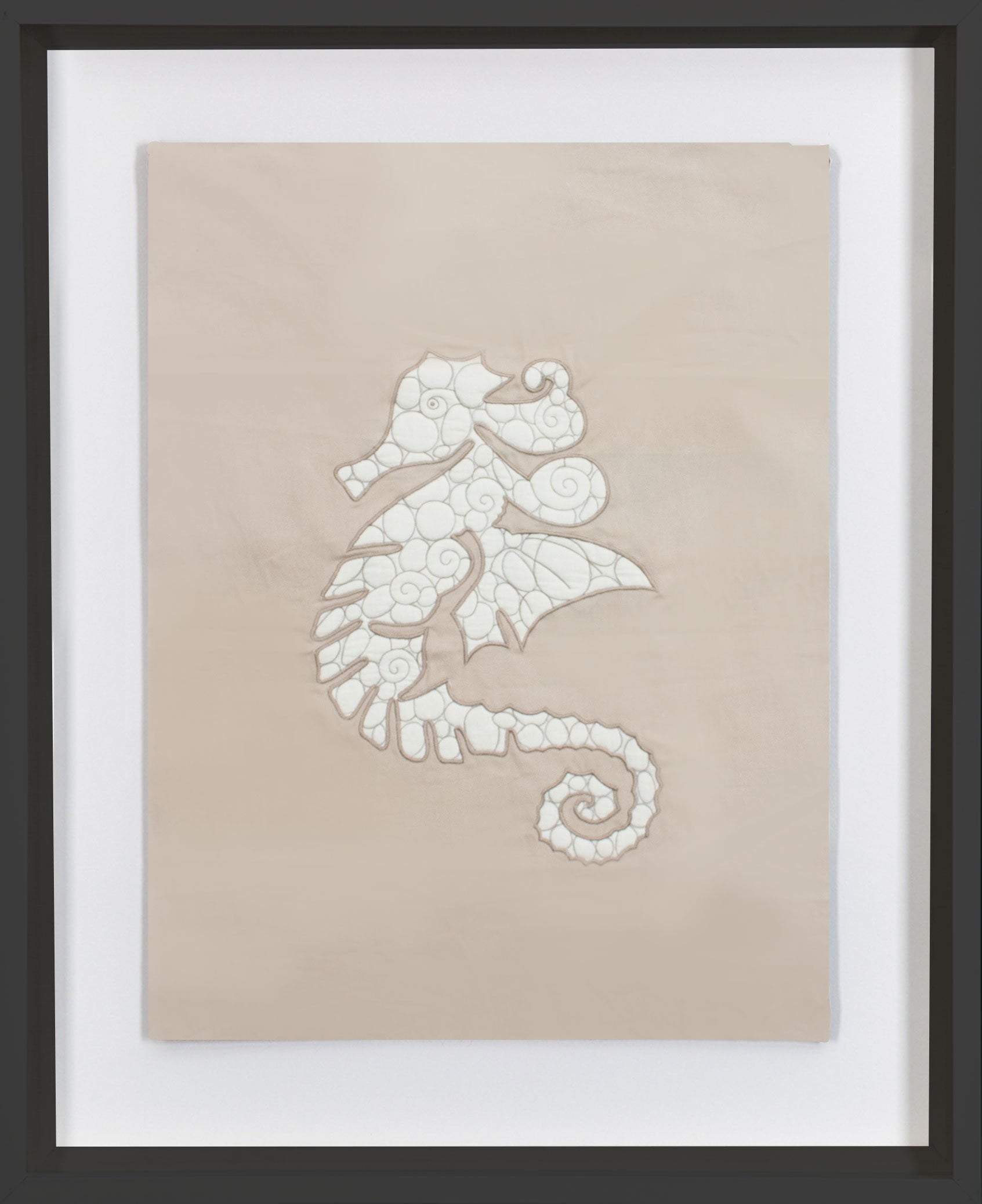 Bandhini Homewear Design Artwork Natural / 67 x 85 cm Sea Horse Natural Artwork 67 x 85 cm