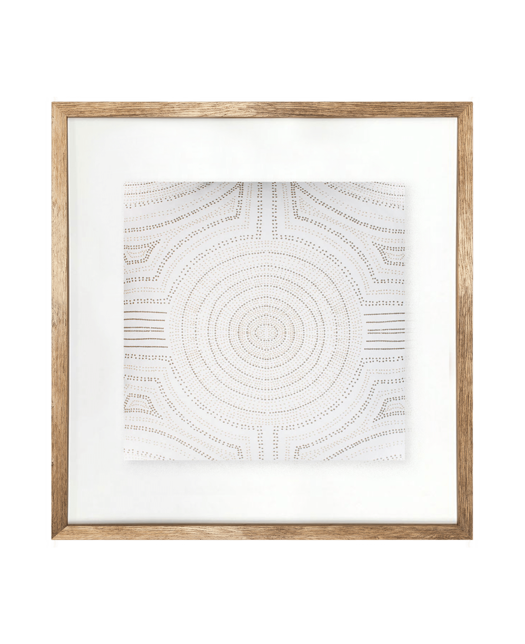 Bandhini Homewear Design Artwork Natural / 22 x 22 Dreamtime Aborginal Dot Artwork Natural 52x52cm