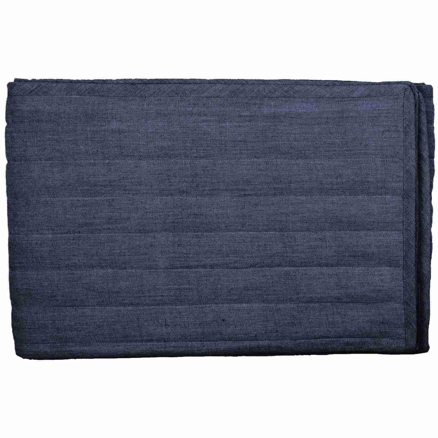 Bandhini Homewear Design Bedsash Navy / 30 x 90 Inches Linen Black Bedsash 76x229cm