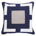 Outdoor Nautical Panel Navy Lounge Cushion – UV Resistant — made to order, 14–30 days